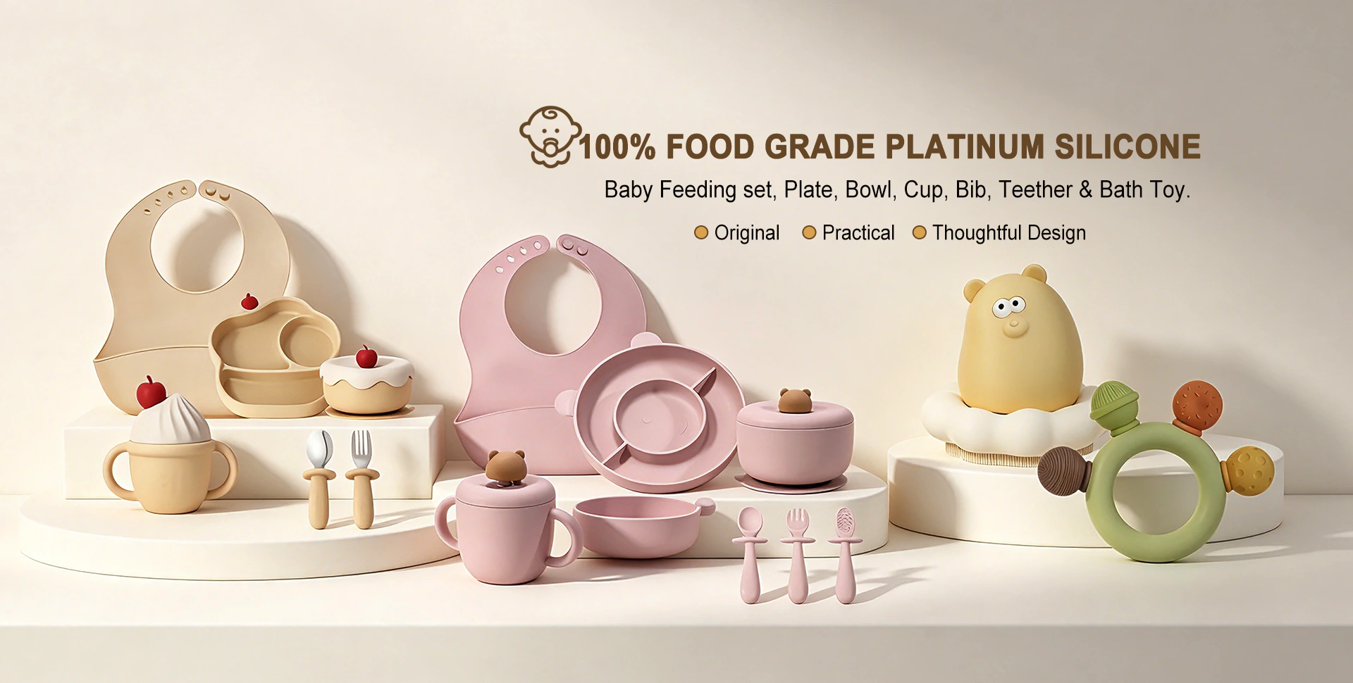 China Silicone Baby Feeding Set Manufacturer