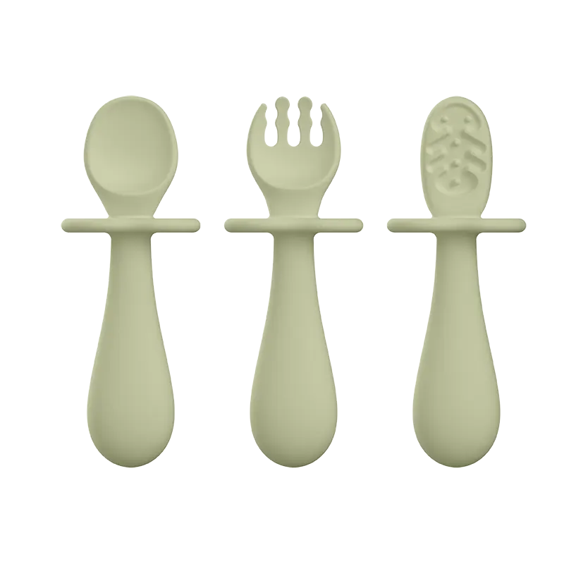 Bendable Silicone Fork and Spoon Set