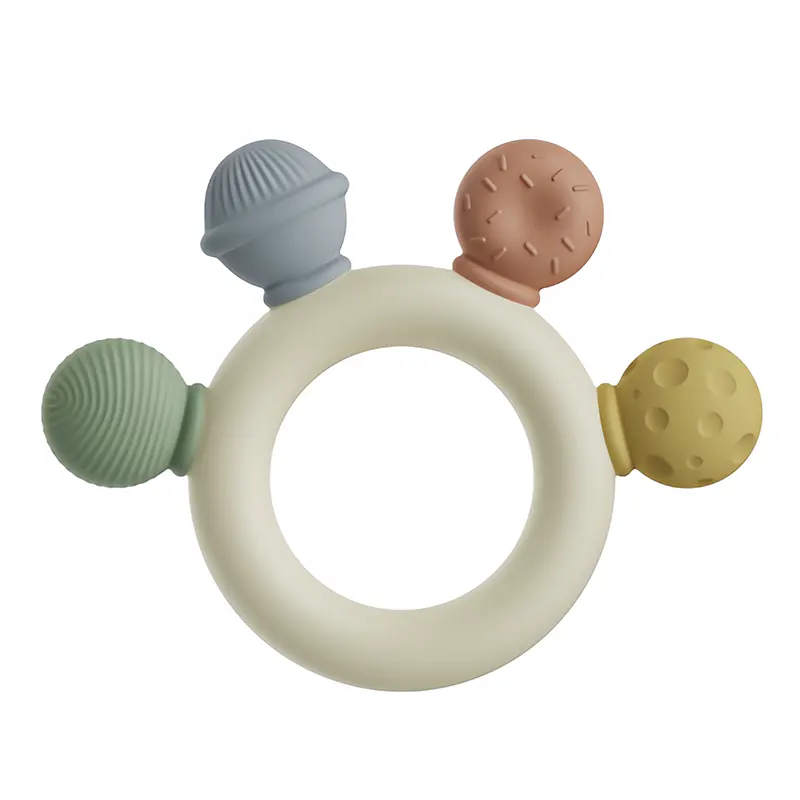 Donut Shaped Silicone Ring Baby Teether
