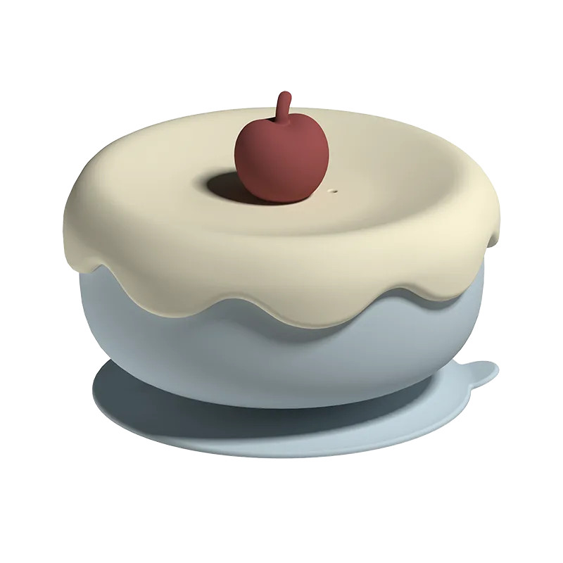 Ice Cream Silicone Baby Bowl