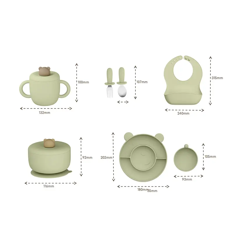 Bear Shaped Silicone Baby Training Cup