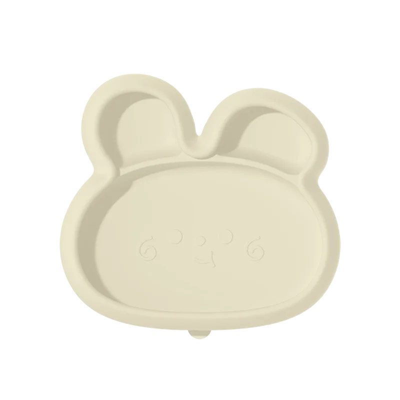 Bunny Shaped Silicone Baby Plate