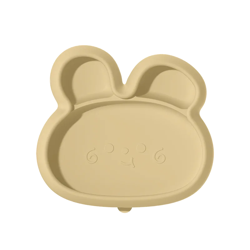 Bunny Shaped Silicone Baby Plate
