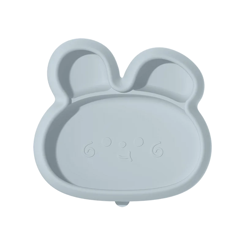 Bunny Shaped Silicone Baby Plate