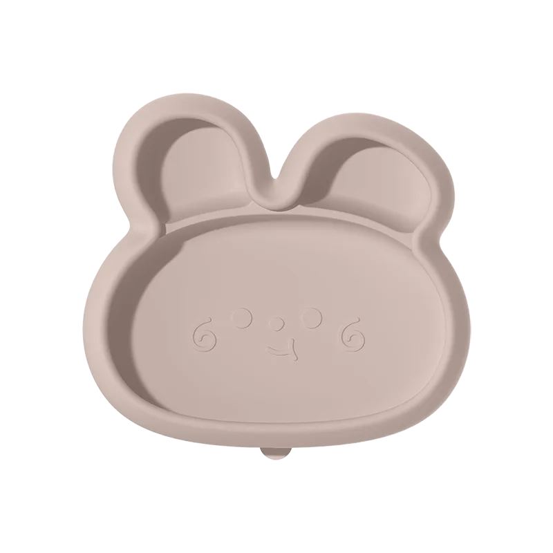 Bunny Shaped Silicone Baby Plate
