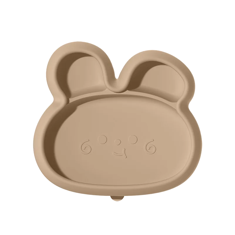 Bunny Shaped Silicone Baby Plate