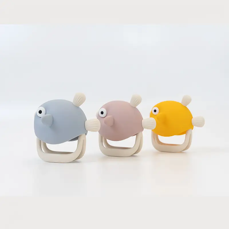 Fish Shaped Silicone Baby Teether