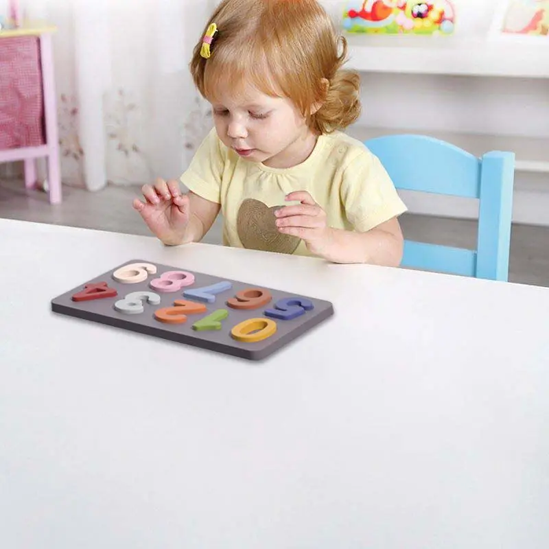 Silicone Number Puzzle Toy