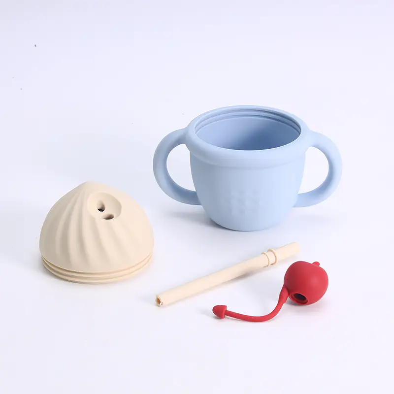 Ice Cream Shaped Silicone Baby Training Cup