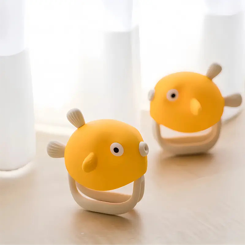 Fish Shaped Silicone Baby Teether