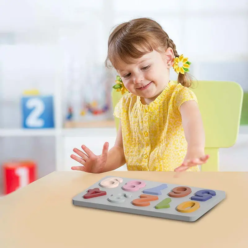 Silicone Number Puzzle Toy