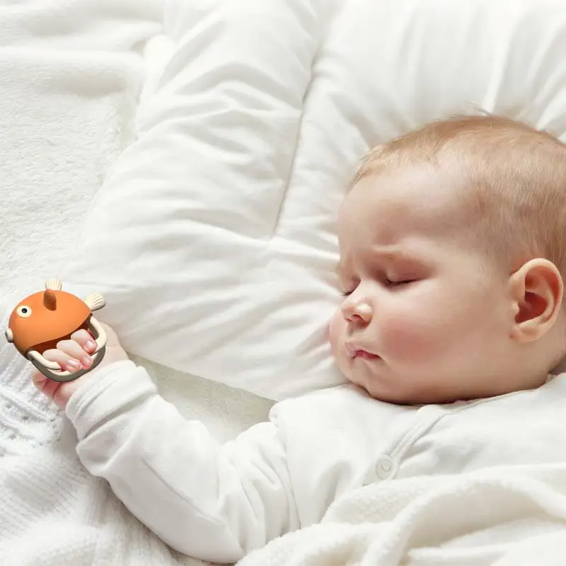 Fish Shaped Silicone Baby Teether