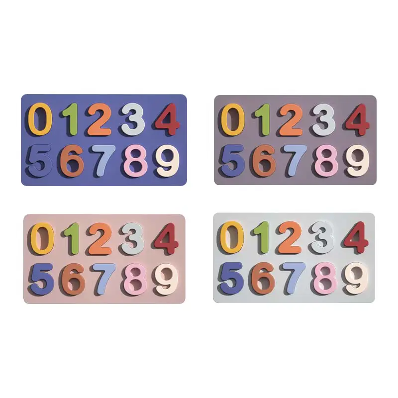 Silicone Number Puzzle Toy