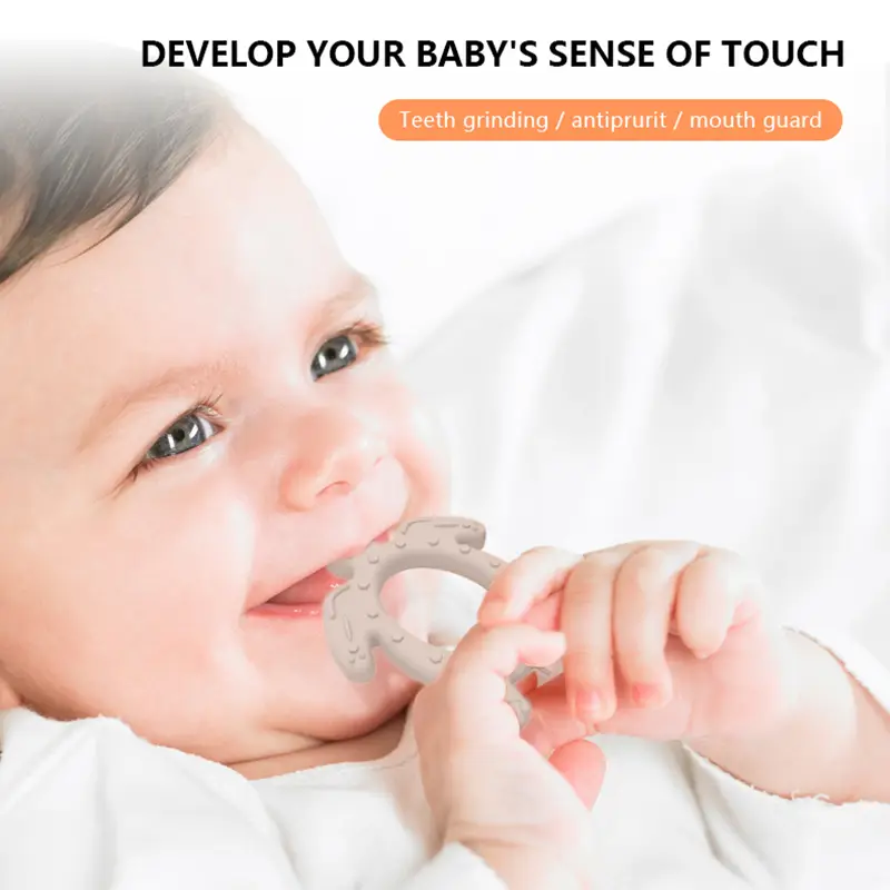 Turtle Shaped Silicone Baby Teether