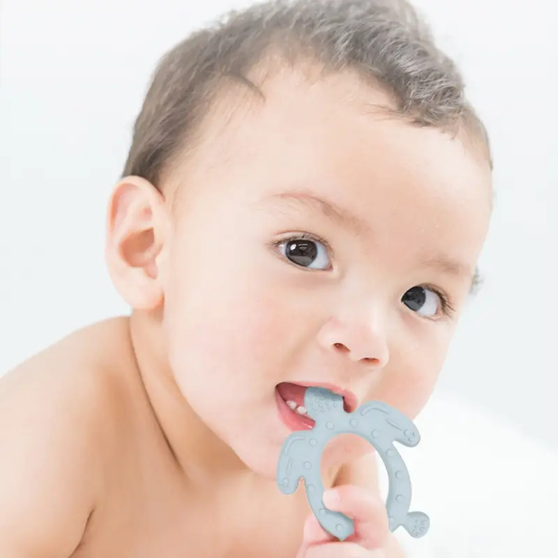 Turtle Shaped Silicone Baby Teether