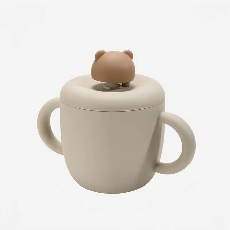 Bear Shaped Silicone Baby Training Cup