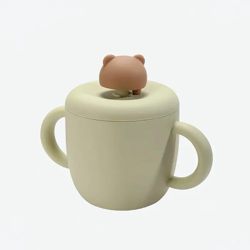 Bear Shaped Silicone Baby Training Cup
