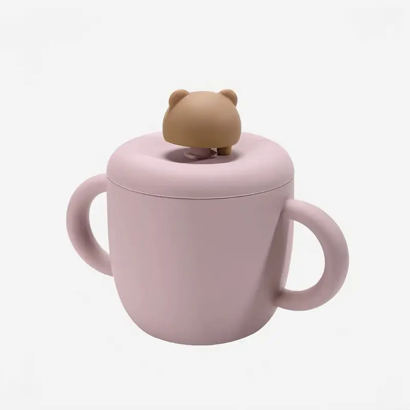 Bear Shaped Silicone Baby Training Cup