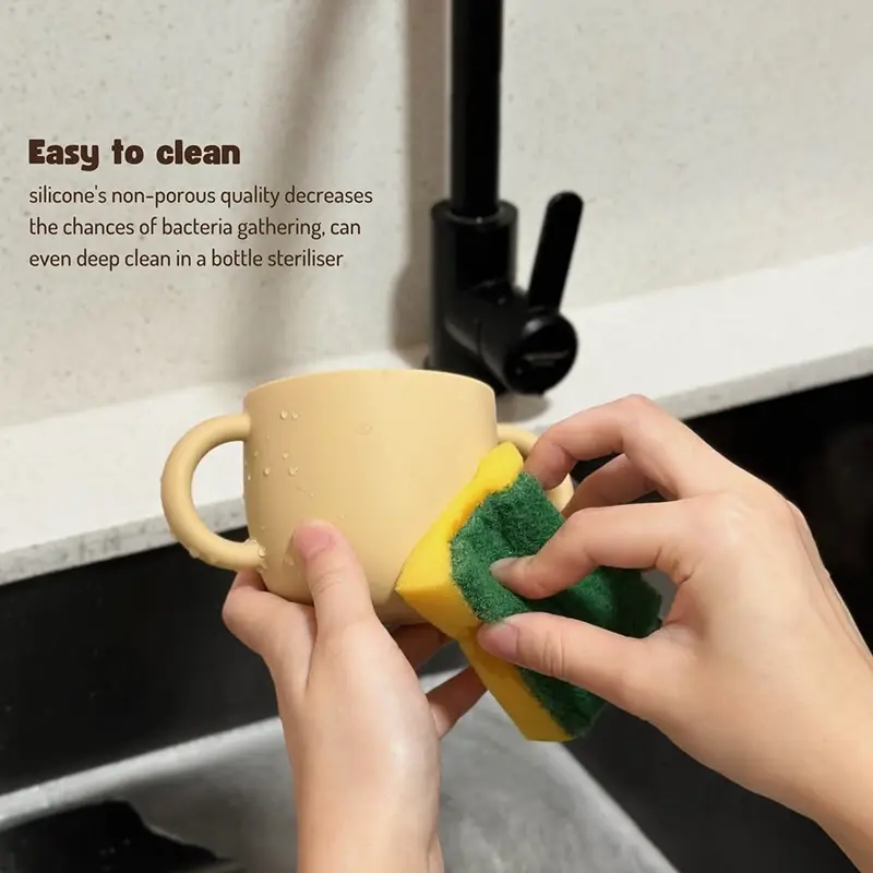 Bear Shaped Silicone Baby Training Cup