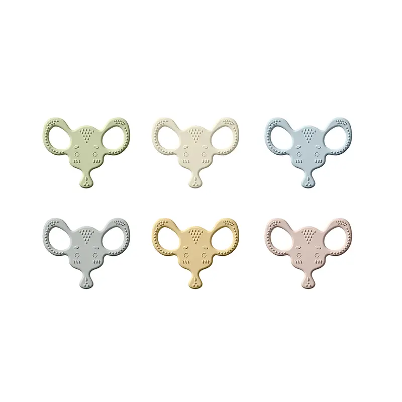Elephant Shaped Silicone Baby Teether