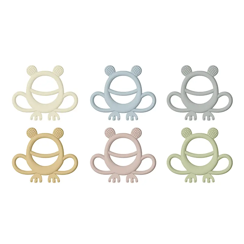 Frog Shaped Silicone Baby Teether