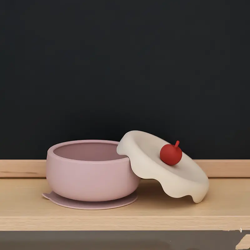 Ice Cream Silicone Baby Bowl