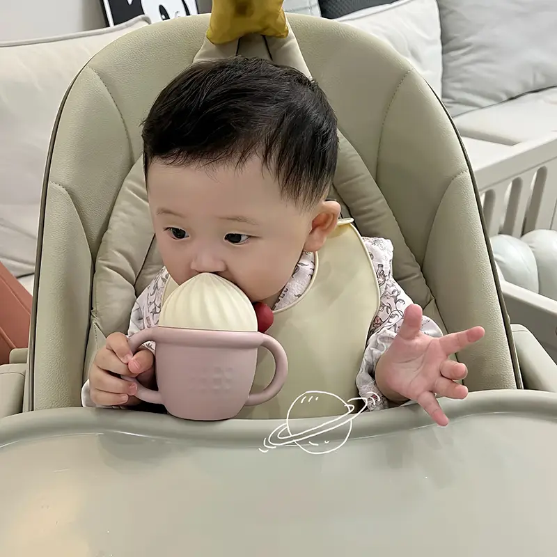 Ice Cream Shaped Silicone Baby Training Cup