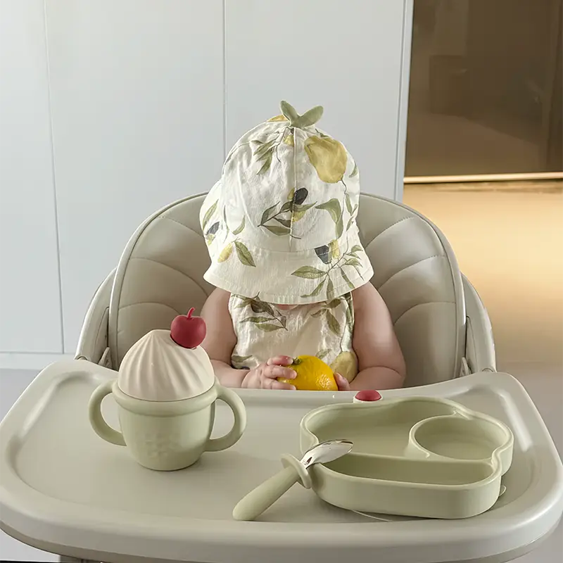 Ice Cream Silicone Baby Plate