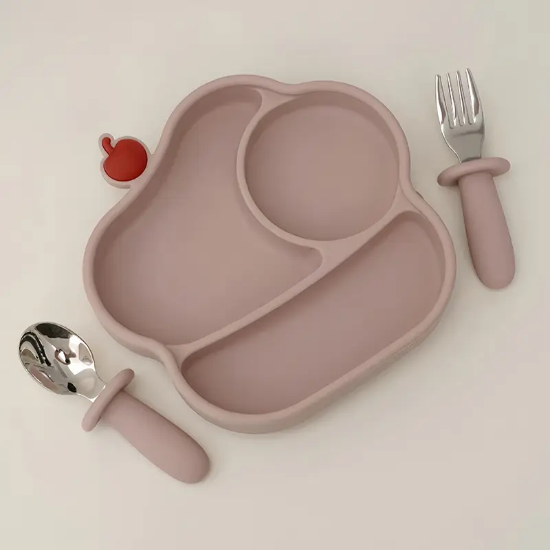 Ice Cream Silicone Baby Plate