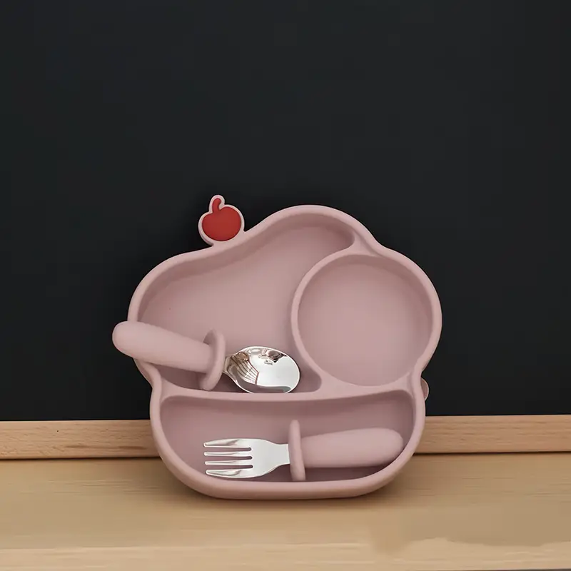 Ice Cream Silicone Baby Plate