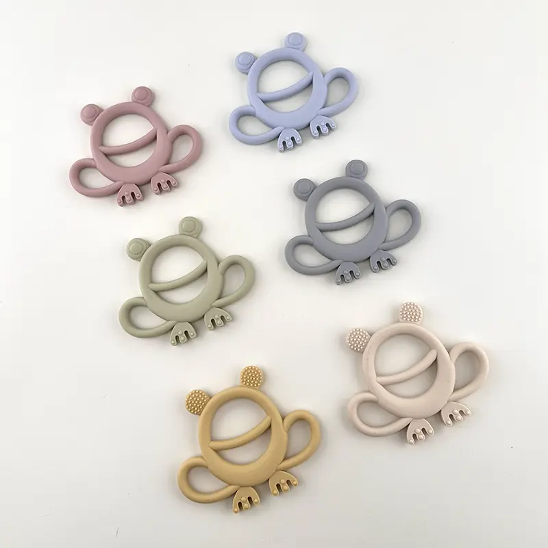Frog Shaped Silicone Baby Teether
