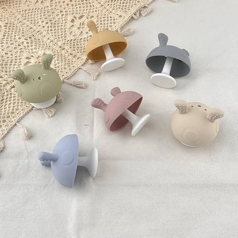Mushroom Shaped Silicone Baby Teether