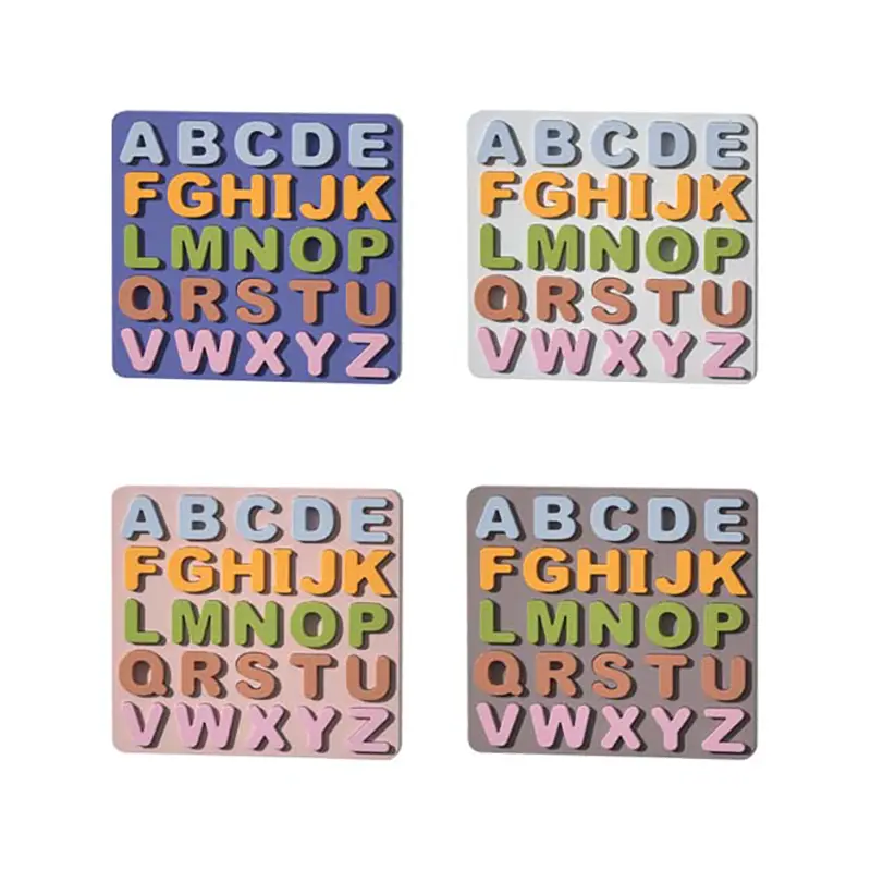 Silicone Alphabet Puzzle Toy