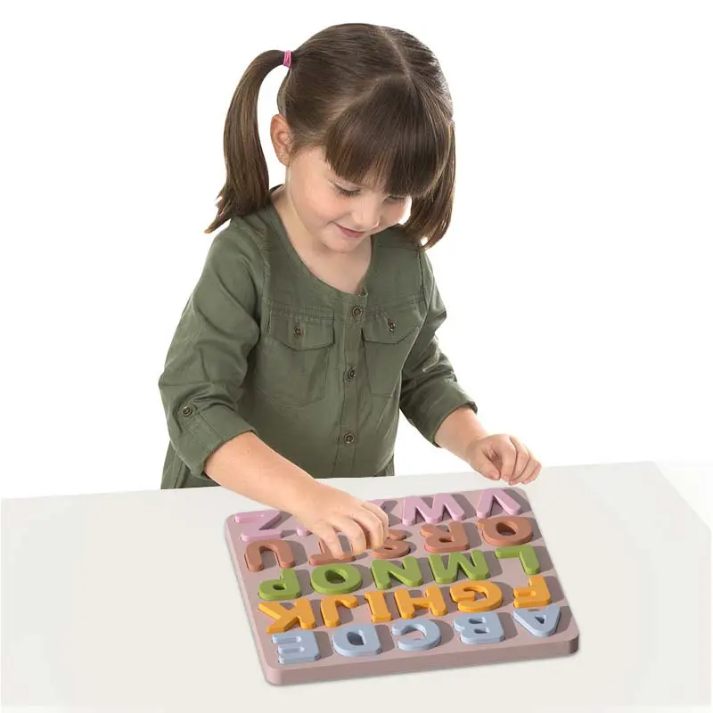 Silicone Alphabet Puzzle Toy
