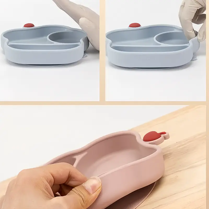 Ice Cream Silicone Baby Plate