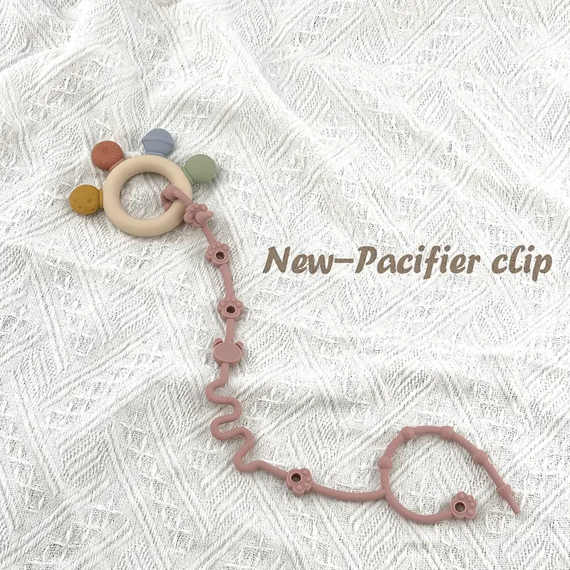 Silicone Baby Pacifier Clip