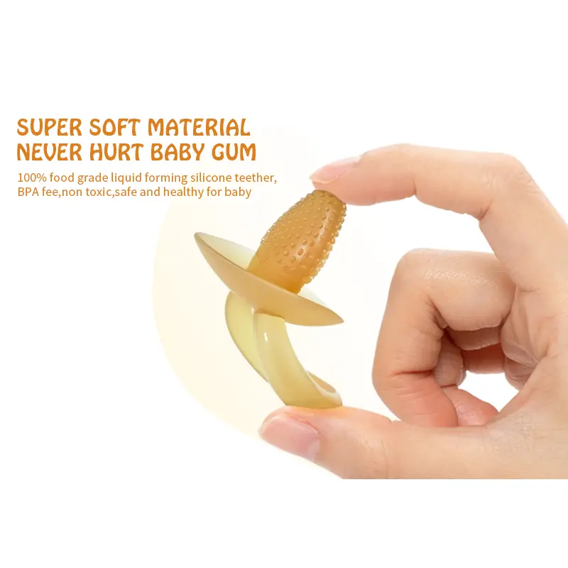 Strawberry Shaped Silicone Baby Teether
