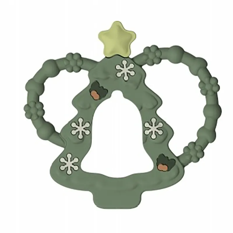 Christmas Tree Silicone Baby Teether