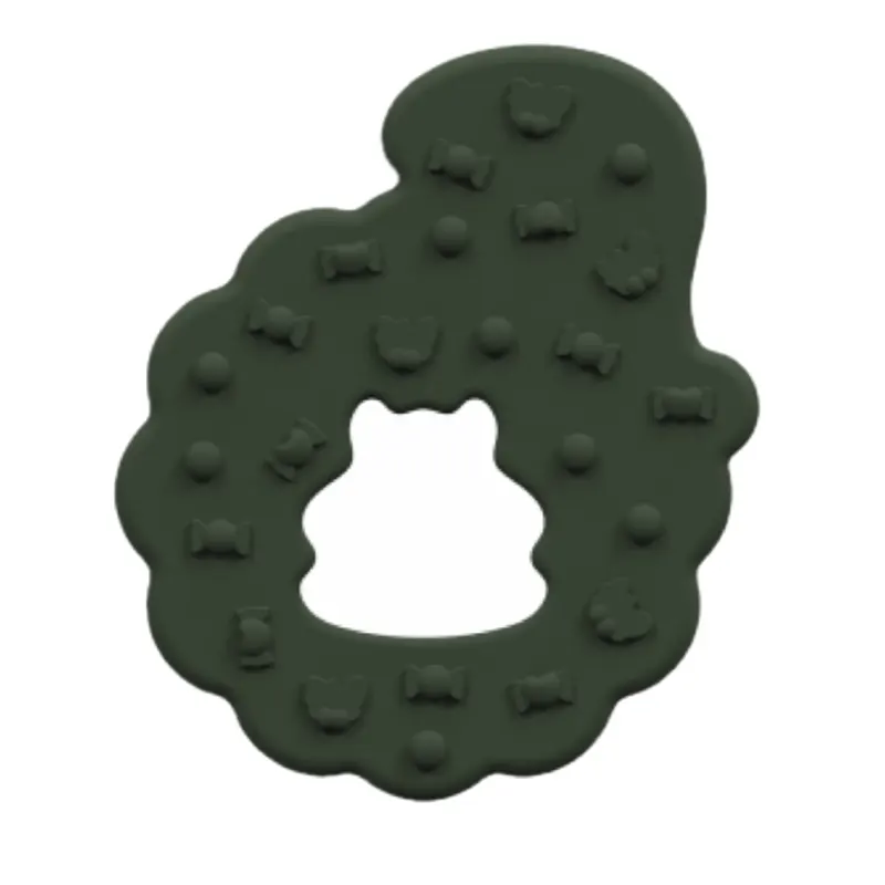 Christmas Bear Silicone Baby Teether