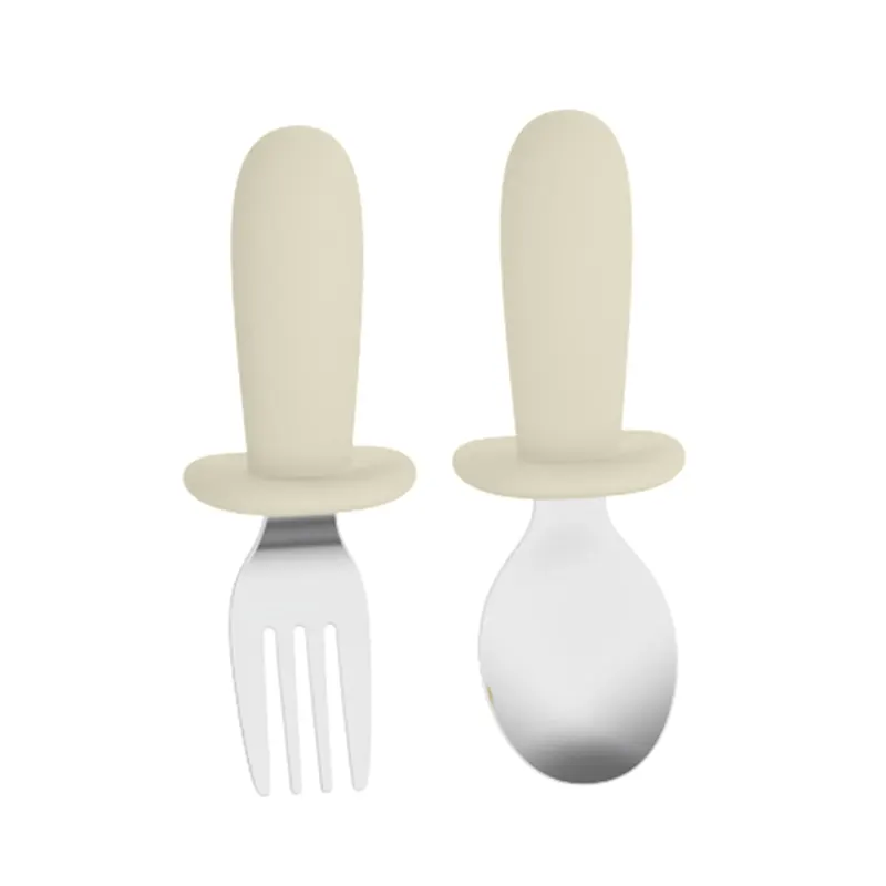 Giraffe Shaped Silicone Baby Feeding Set