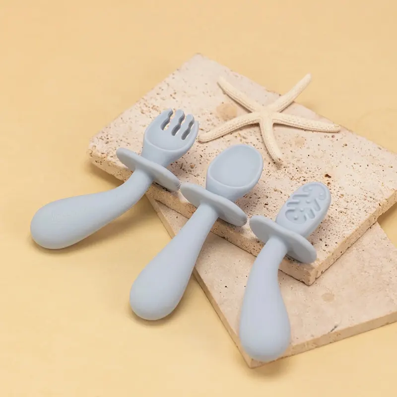 Bendable Silicone Fork and Spoon Set