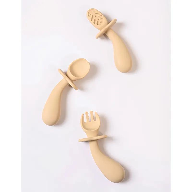 Bendable Silicone Fork and Spoon Set